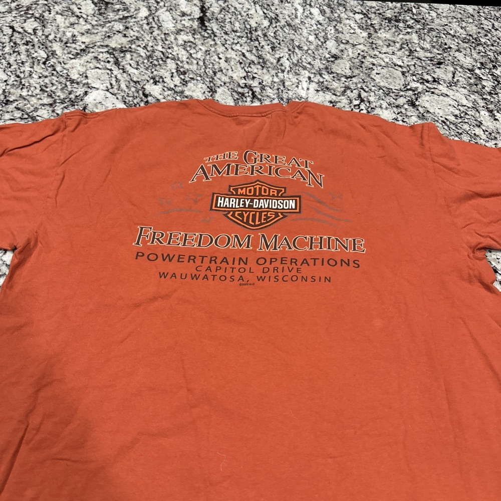 Harley Davidson 2 XL T-shirt Freedom‎ Machines - Picture 6 of 7
